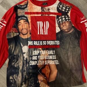 Rare 2pac and biggie trap long sleeve